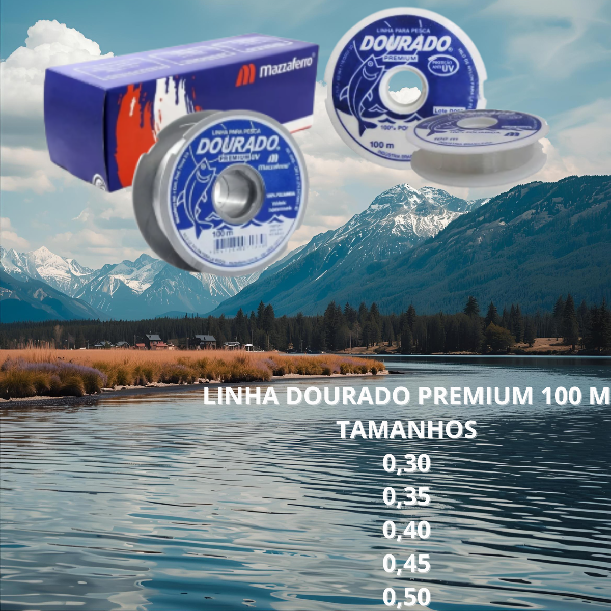 DOURADO PREMIUM BRANCA 100 MT 0,30