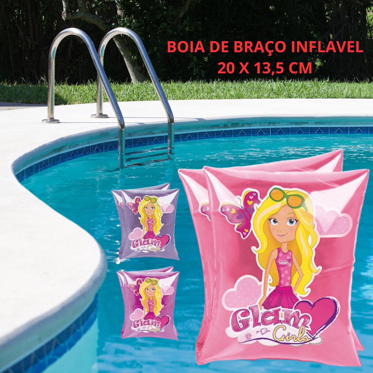BOIA BRAÇO INF. MENINA GLAM GIRÍS